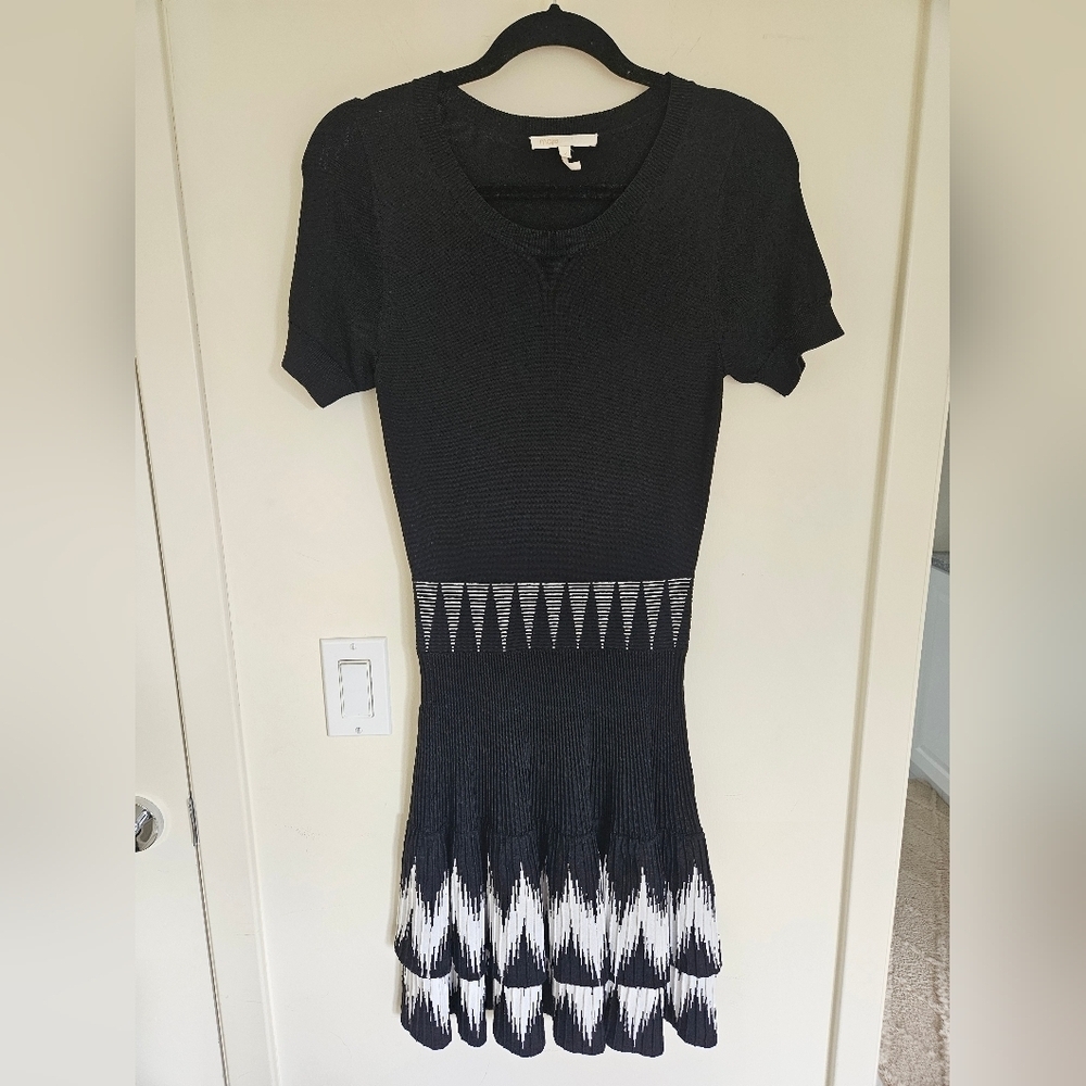 Maje Ralia Knit Skater Dress - Picture 2 of 16